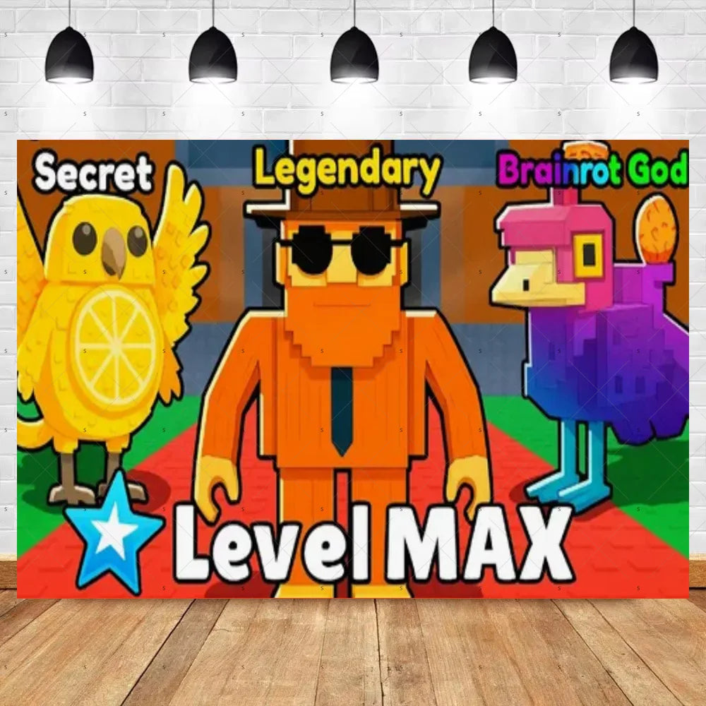 Steal A Brainrot Fødselsdagsdekoration