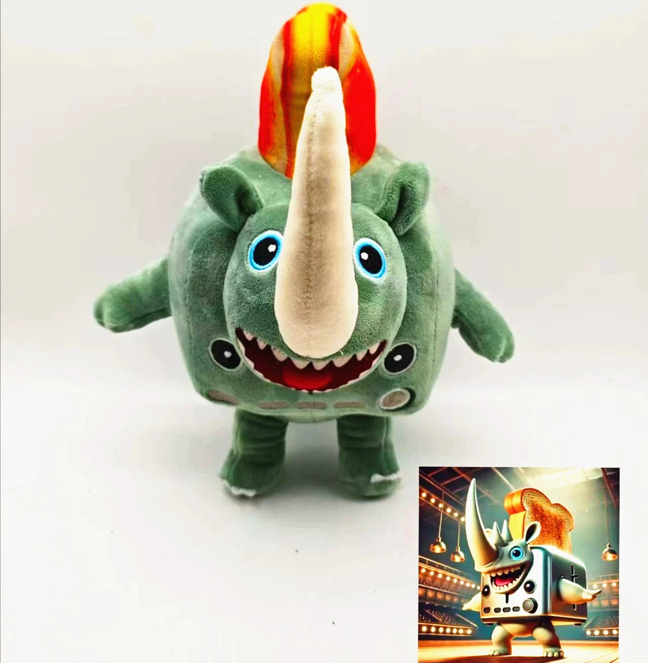 Brainrot Bamse – Blød Krammebamse til Børn