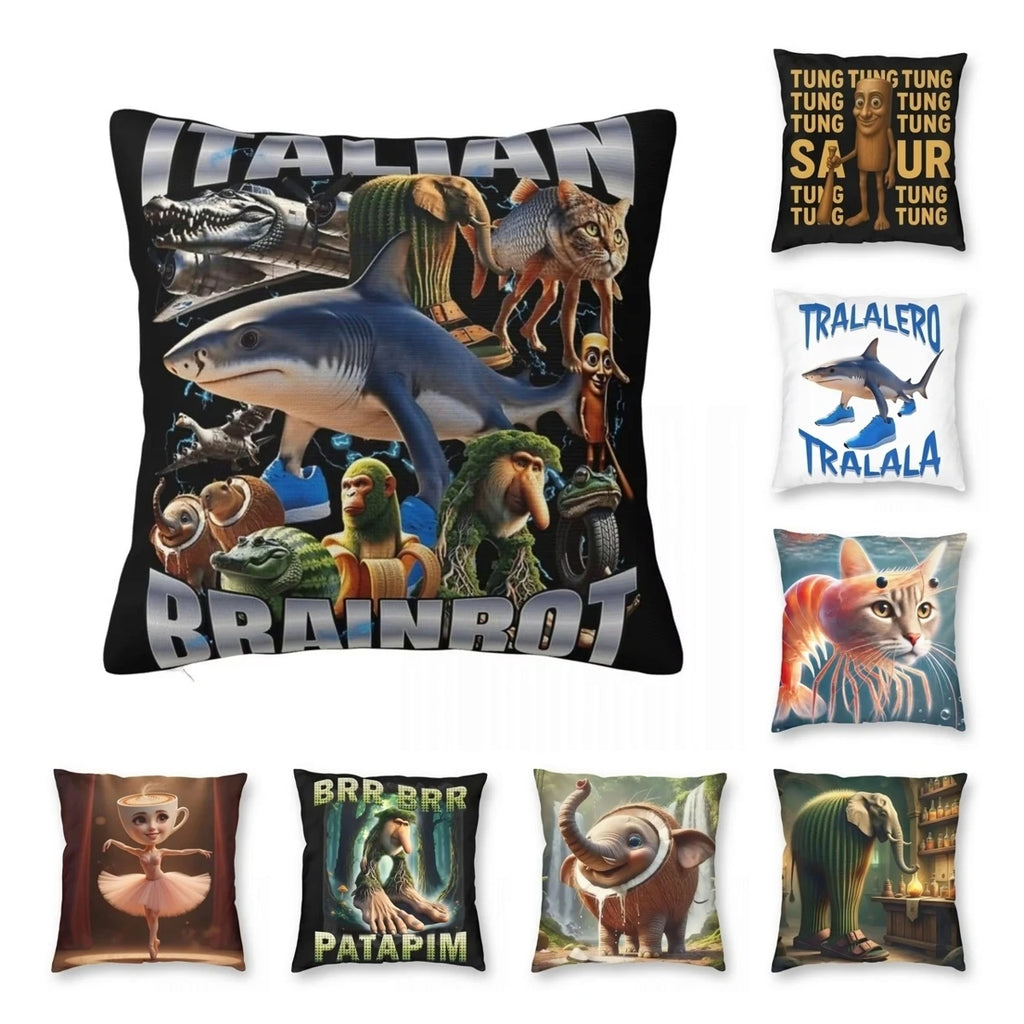 Italian Brainrot hovedpudebetræk