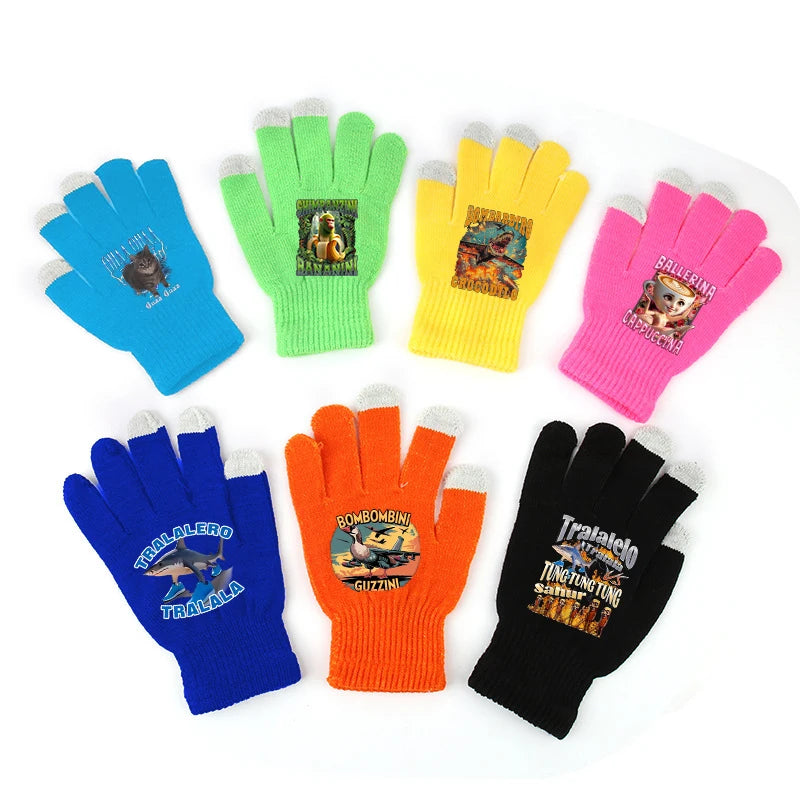 Italian Brainrot Børnehandsker