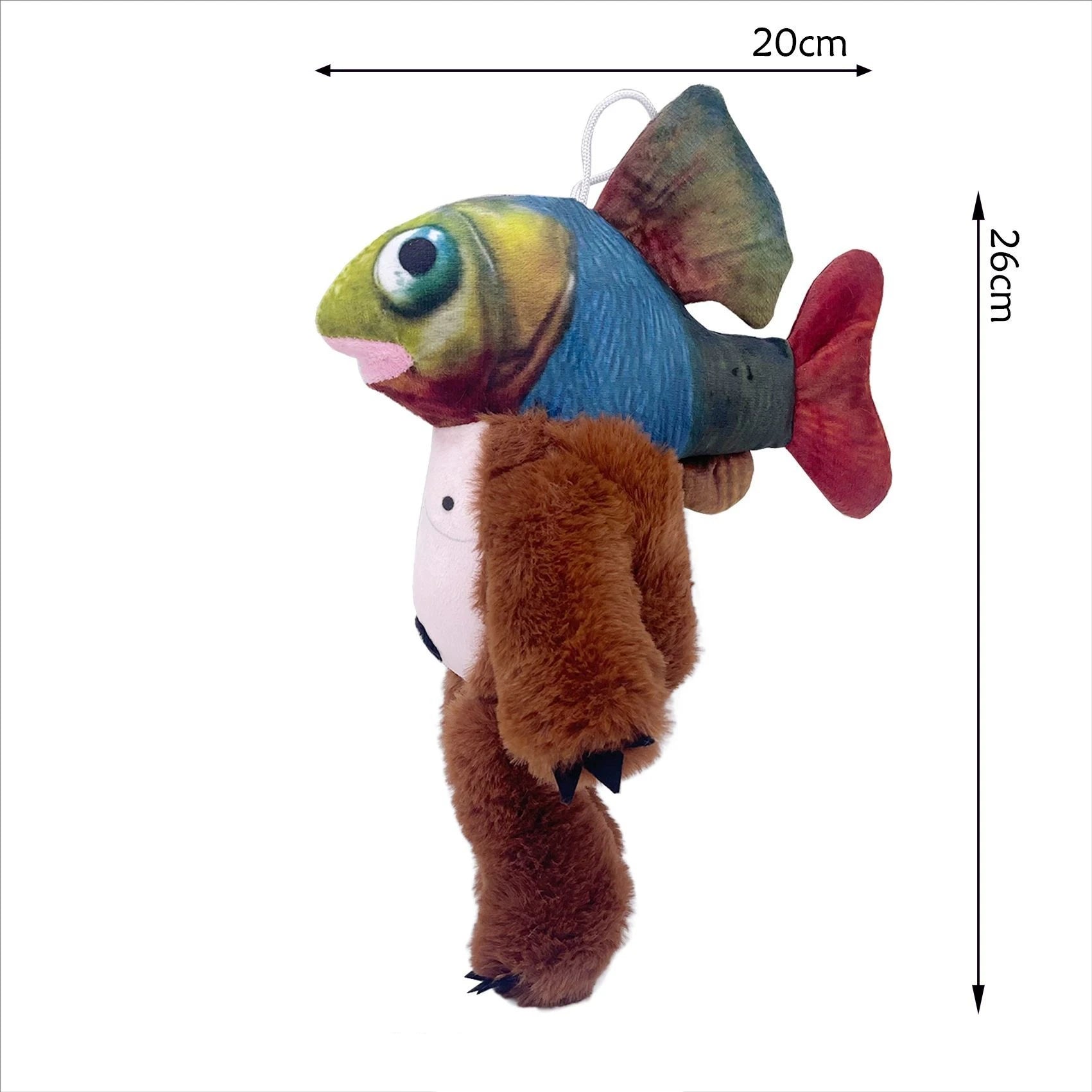 Brainrot Bamse – Blød Krammebamse til Børn